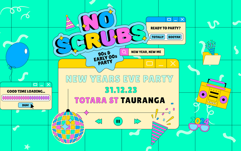 NO SCRUBS: 90s + Early 00s NYE Party
